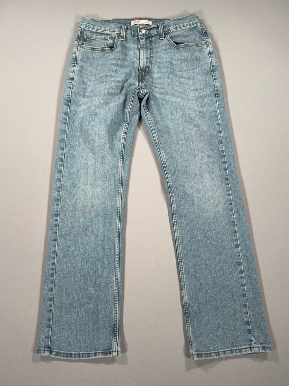 Signature Levi Strauss Relaxed 30x30 (Fits 30x29) Medium Wash Blue Denim Jeans